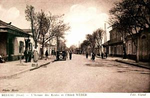 Bedeau - Avenue des Ecoles et Hotel Weber